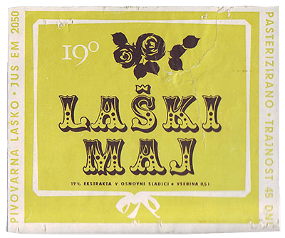 LAŠKI MAJ, 1964, specialno svetlo pivo.