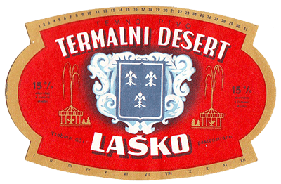 TERMALNI DESERT, po letu 1967, temno pivo s stopnjo alkohola okoli 6 %.